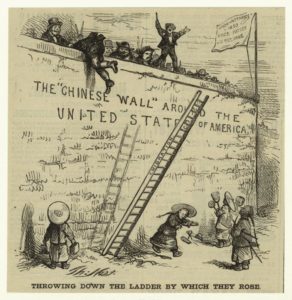 Throwing Down The Ladder By Which They Rose. 1870